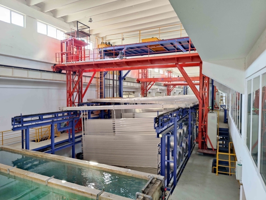 CE Certification Multiple Computer Control Moudle Serval Processing Tank Anodizing Production Line Of Aluminium Profiles