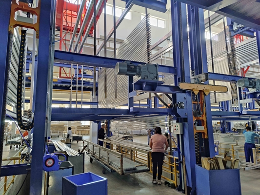 LNG Heating System Upper Computer Control Full-automatic Horizontal Anodizing Production Line Of Aluminium Profiles