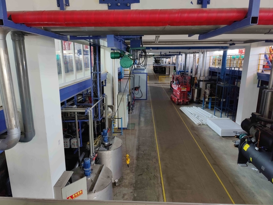 Full-automatic Certification Electrophoresis Vertical Anodizing Production Line For Aluminum Profiles Surface Treatment