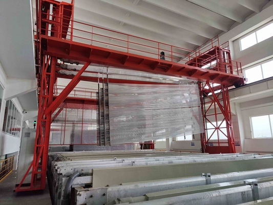 Rectifier 380V Power Supply Aluminium Profiles Horizontal Anodizing Production Line