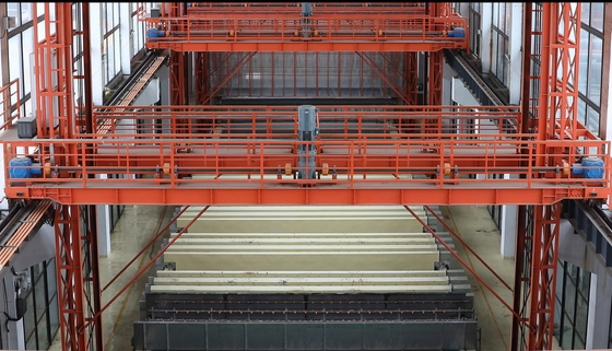 Multiple Processing Coloring Tank Anodizing High-Capacity Aluminium Profiles Horizontal Anodizing Production Line