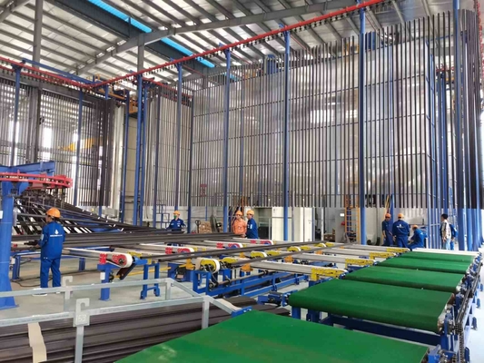Customized Capacity Powder Supply Center For Aluminium Alloy Profile Vertical Coating Line