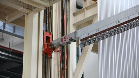 High-capacity Customized Voltage Workshop Monitor Anodizing Aluminium Profiles Horizontal Anodizing Production Line