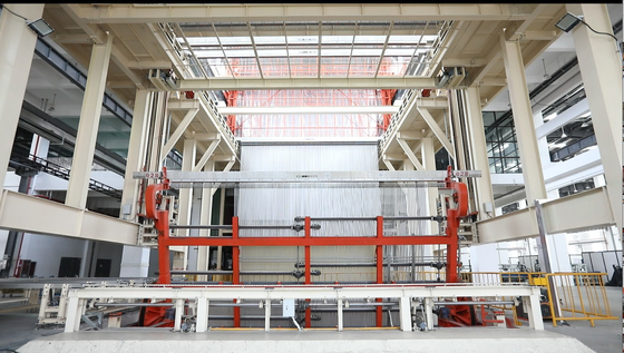 Customized Voltage CE Certification Workshop Monitor Anodizing Aluminium Profiles Horizontal Anodizing Production Line