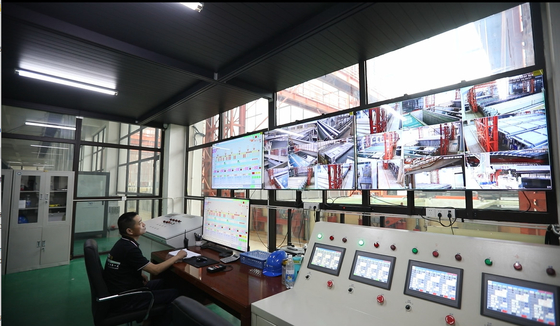 Computer Control Upper Monitoring Whole Processing Aluminium Profiles Vertical Anodizing Production Line