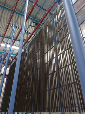 First-Class CE Certification Multiple Processing Tank Electric Cabinet Vertical Powder Coating Line Of Aluminium Alloy Profile With 400m2/T