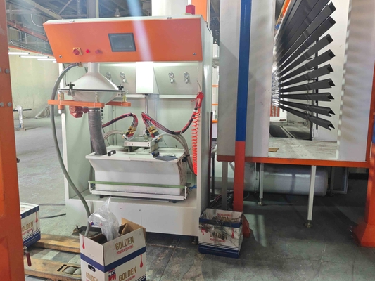 Adjustable Conveyor Speed Full-automatic Horizontal Powder Coating Line With Standard Surface Area 400m2/T