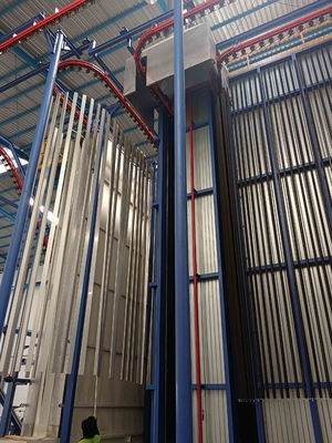 Vertical Powder Coating Line For Aluminum Profiles With Single-Phase Voltage 220V ±10% And Three-Phase Voltage 380V± 10%