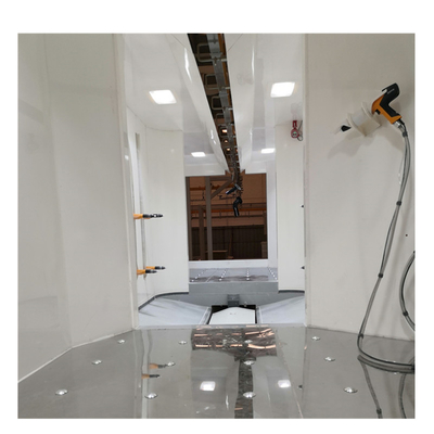 Horizontal Powder Coating Line Natural Gas Heating Powder Painting