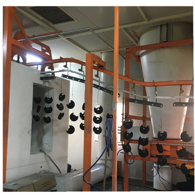 Horizontal Powder Coating Line Natural Gas Heating Powder Painting