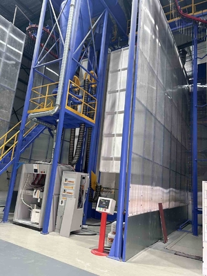 Sri Lanka CE Certification Professional Powder Coating Production Line Customized Space Configuration Of Aluminium Profiles