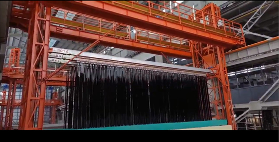 High Performance LNG Heating Upper Computer Control System Anodizing Production Line For Aluminum Surface Treatment ABD Equipment
