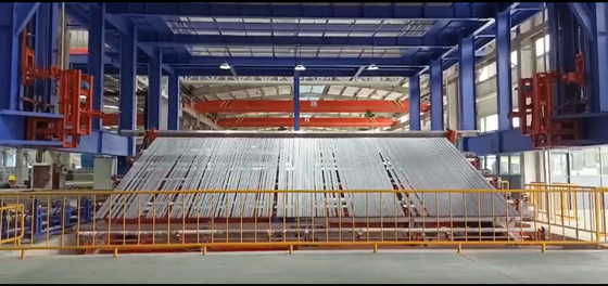 CE Certificate Customized Capacity Performance  LNG  Heating Upper Computer Control System Anodizing Production Line For Aluminum Surface Treatment ABD Equipment