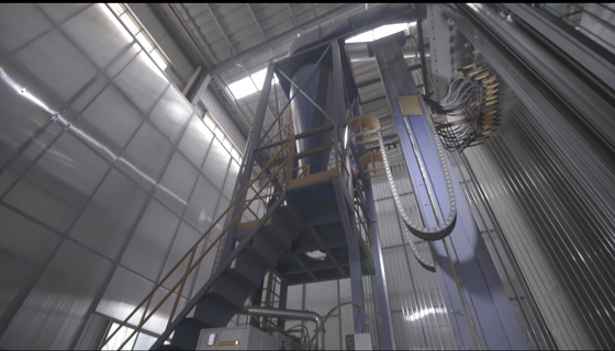 2025 Hot Sale Vertical Powder Coating Line For Aluminium Profile