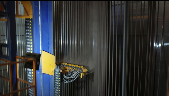 Sri Lanka Full-antomatic Vertical Coating Line Professional Powder Coating Production Line
