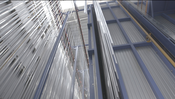Australia Full-automatic Vertical Powder Coating Production Line In Construction Projects