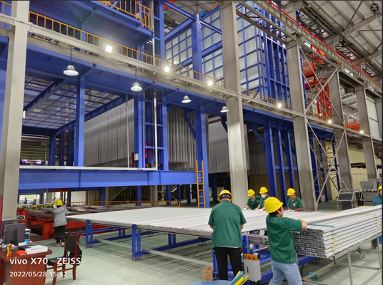 Algeria High Capacity Vertical Powder Coating Production Line of AL Profiles