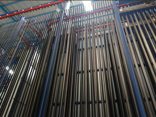 Mexico good Porformance Vertical Powder Coating Production Line Al Profile Surface Treatment