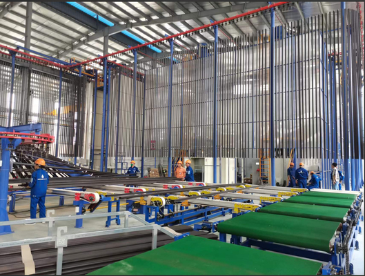 Energy Supply for Vertical Powder Coating Line for Aluminum Profiles Power Gas and Compressed Air