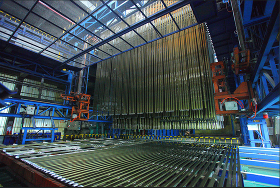 High Efficiency Photo Electrophoresis Save Space Vertical Anodizing Production Line