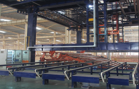 Full-Automatic Loading And Unloading Transferring System Vertical Anodizing Production Line Surface Treatment Equipment