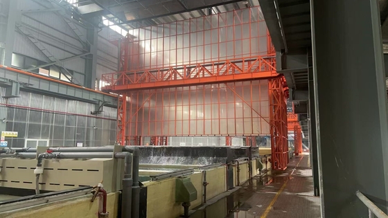 Chiller Anodizing Tank Aluminium Profiles Surface Treatment Vertical Anodizing Production Line