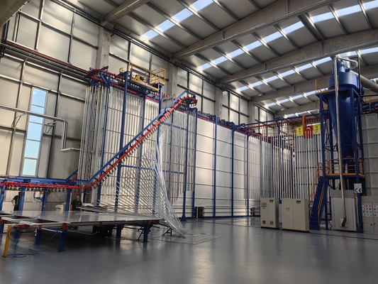 Multiple Tunnel Multiple Electric Cabinet  Vertical Power Coating Production Line From Guangdong Manufacturer