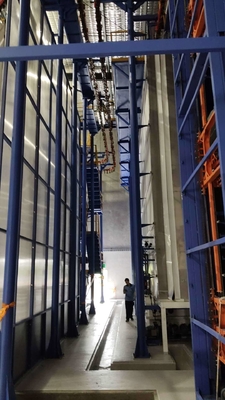 Integrated Furnace  Full-Automatic Vertical Powder Coating Line for Aluminum Profiles