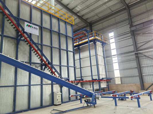 Customized Capacity and Performance Project Vertical Powder Coating Line for Aluminium Profiles