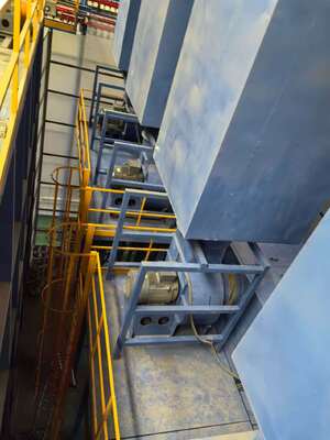 High Capacity  Aluminum Profiles Vertical Powder Coating Line