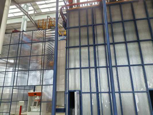 Low Cost High Capacity Aluminum Profiles Vertical Powder Coating Line