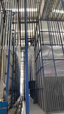 Full-auto Control System Aluminum Profiles Vertical Powder Coating Line