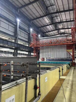 Alkaline Etching Tank Vertical Anodizing Production Line for Aluminum Profiles