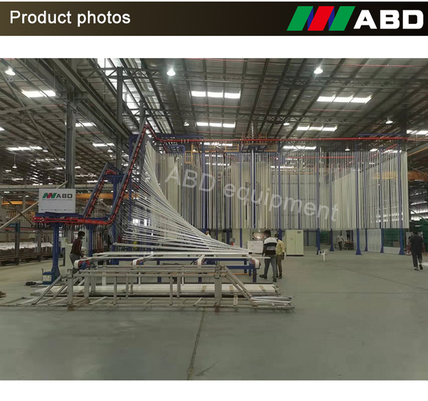 Spray Booths Metal Powder Coating Line 50W Manual Overhead Conveyor