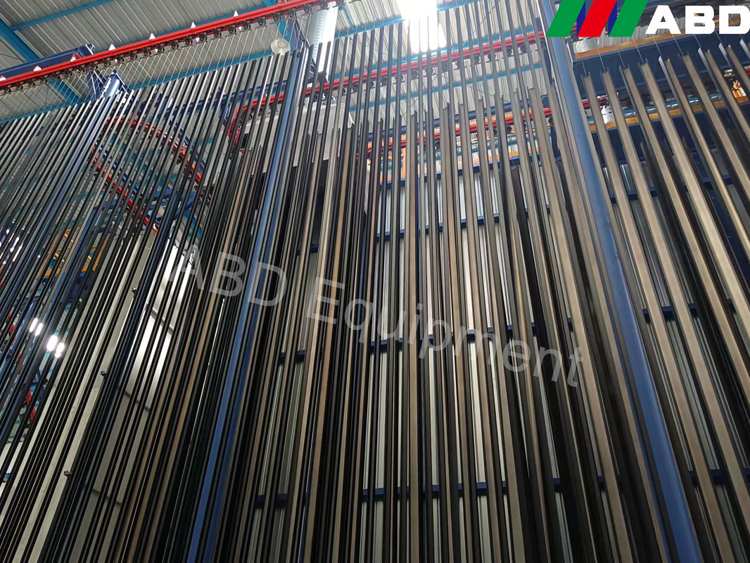 ISO9001 Vertical Powder Coating Line Manual Overhead Conveyor System