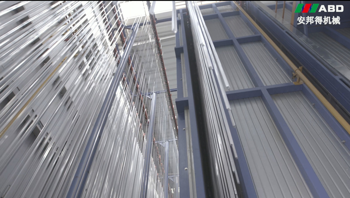 CE Certification Vertical Full Automatic Powder Coating Line For Construction Projects