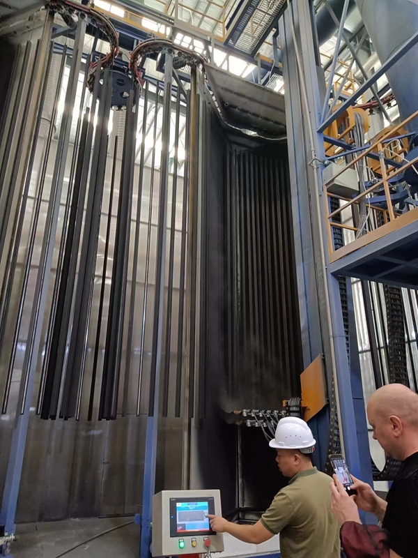 Full Automatic Vertical Powder Coating Line For Aluminium 3kw