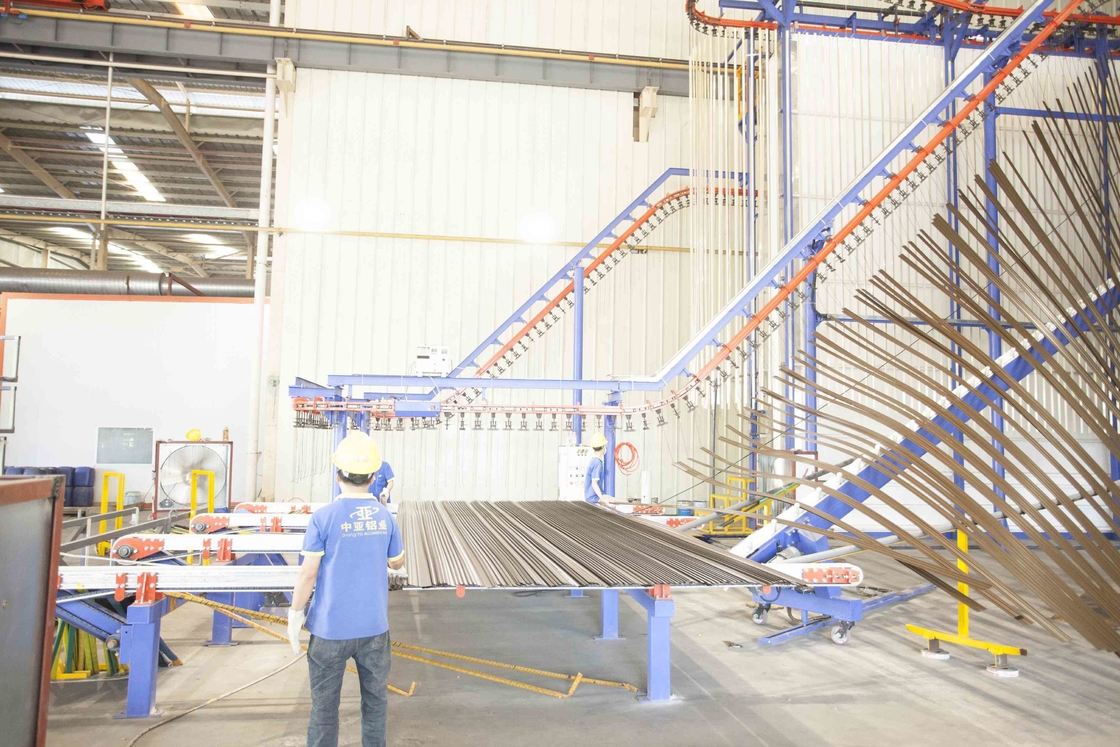 PLC Powder Color Coating Line For Construction Projects CE Certification