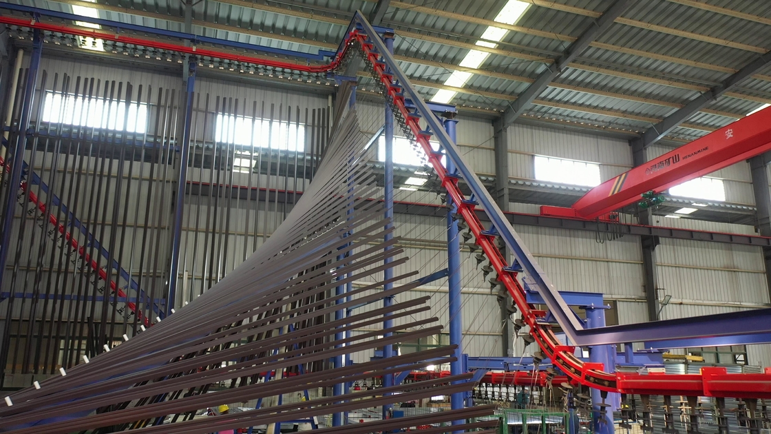 Automatic Vertical Powdercoating Line Aluminum Powder Coating Equipment Product Line