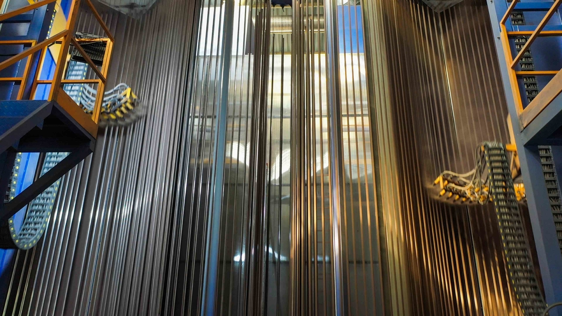 Customizable PLC  Full-automatic  and Vertical Powder Coating Line for Aluminum Surface Treatment
