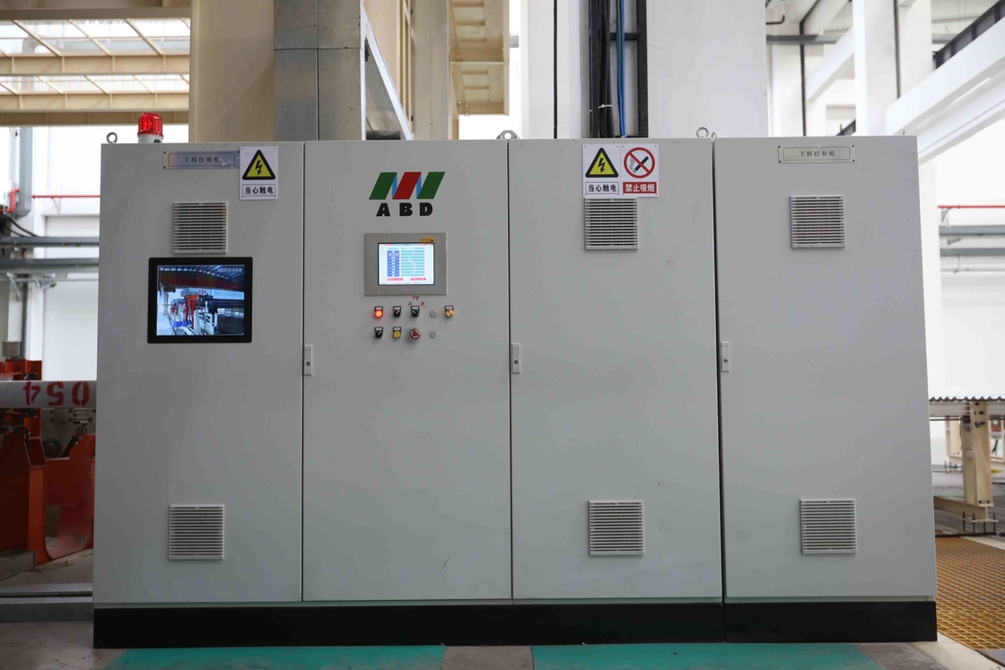 Multiple Full-automatic Electric Cabinet CE Certification Alulminium Profile Vertical Anodizing Production Line
