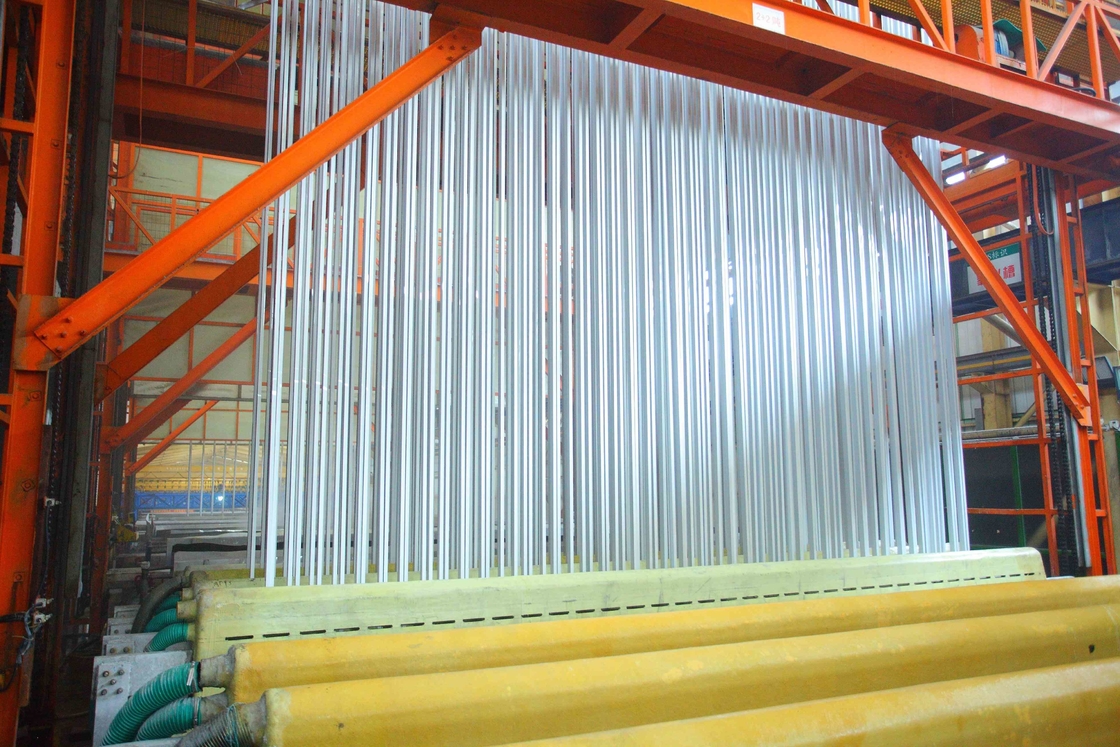 Professional And Advanced Anodizing Production Line For Aluminum Profiles Surface Treatment