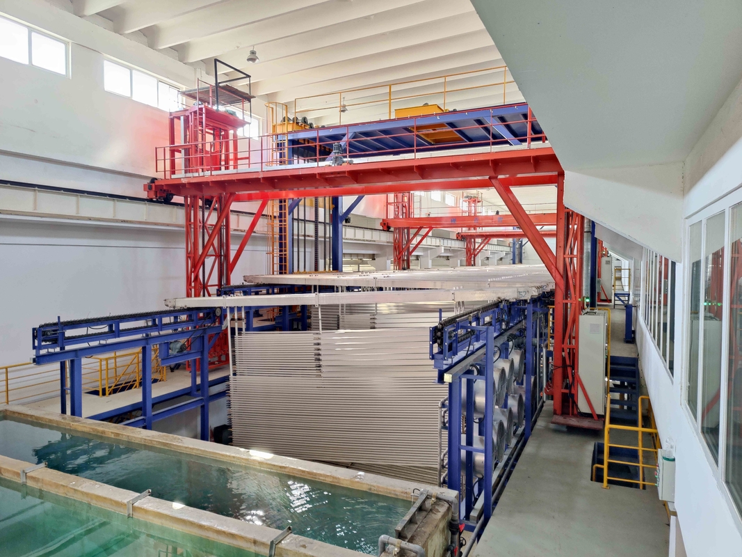 CE Certification Multiple Computer Control Moudle Serval Processing Tank Anodizing Production Line Of Aluminium Profiles
