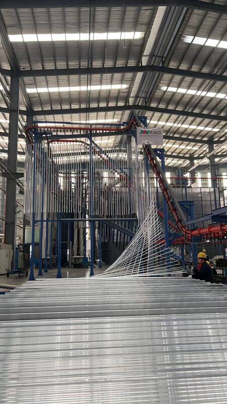 Customized Parameter for Vertical Powder Coating Line High-performance for Aluminum Profiles