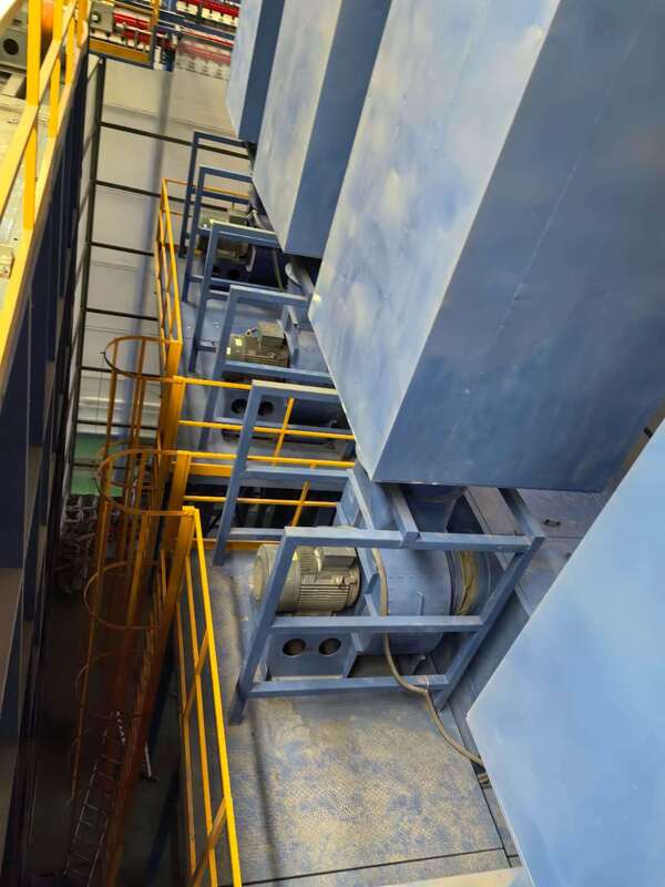 High Capacity  Aluminum Profiles Vertical Powder Coating Line