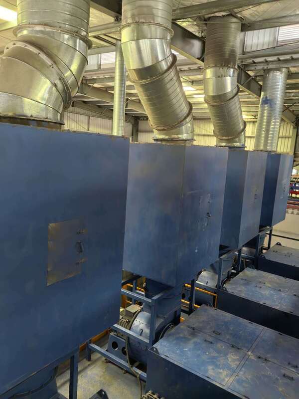 Full New Aluminum Profiles Vertical Powder Coating Line
