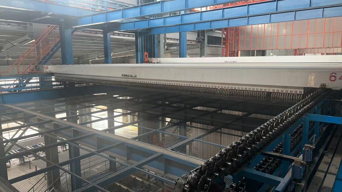 Full-automatic Unloading System Vertical Anodizing Production Line for Aluminum Profiles
