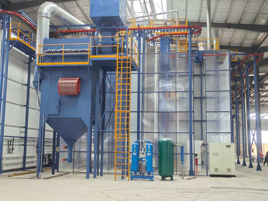 Pre-treatment Rinsing System Aluminum Profiles Vertical Powder Coating Line