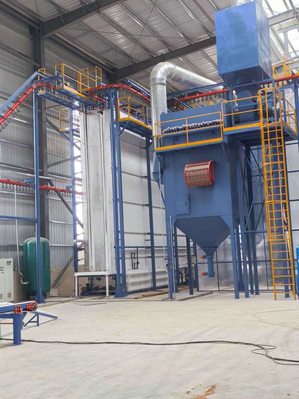LPG Heating System High-performance Aluminum Profiles Vertical Powder Coating Line