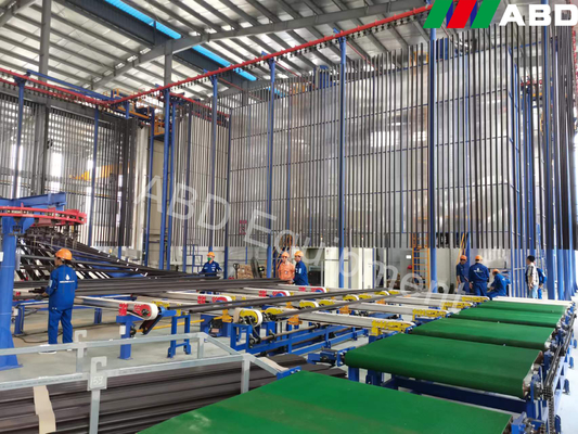 Automatic Vertical Profile Powder Coating line